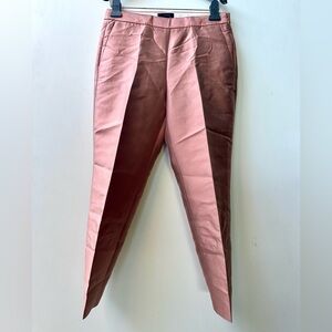 J. Crew "Collection" Silk Shantung Martie Blush Pink Dress Pants, 4